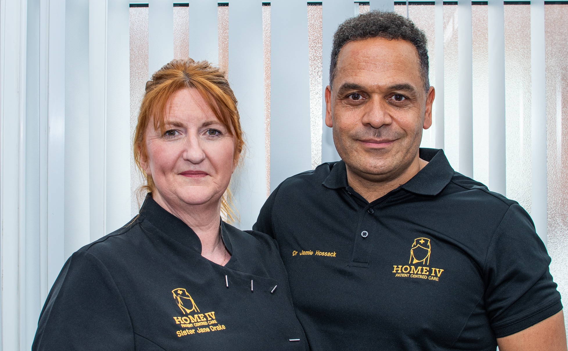 Dr Jamie Hossack and Sister Jane